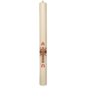 Cierge Pascal Croix bretonne