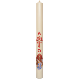 Cierge Pascal Bapteme du Christ